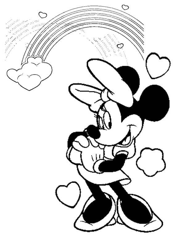 Minnie Maus zum Ausmalen und Ausdrucken ausmalbilder