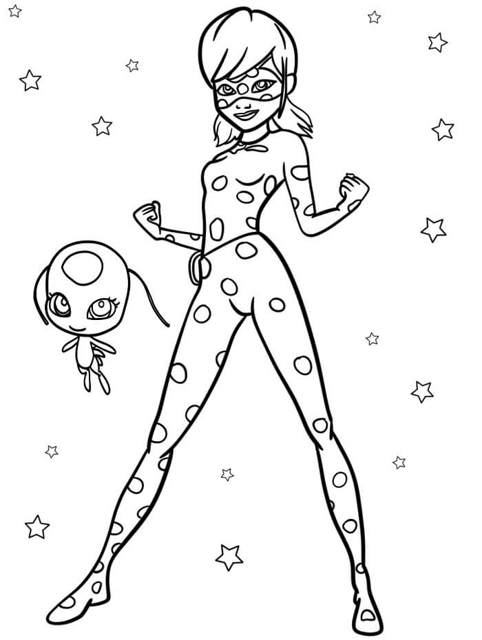 Miraculous Ladybug für 1-jährige Kinder ausmalbilder