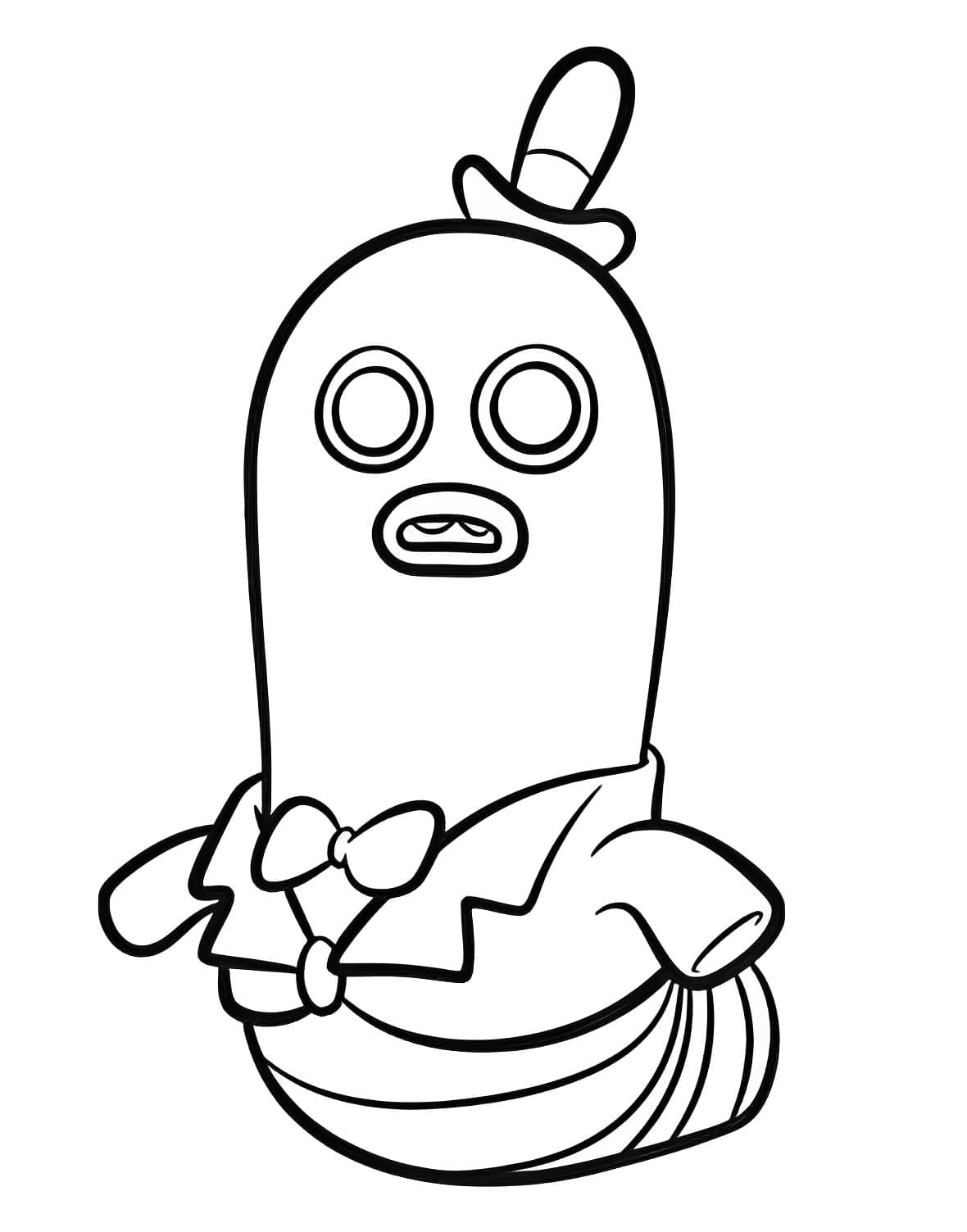 Mr. Dinkles aus Trolls ausmalbilder