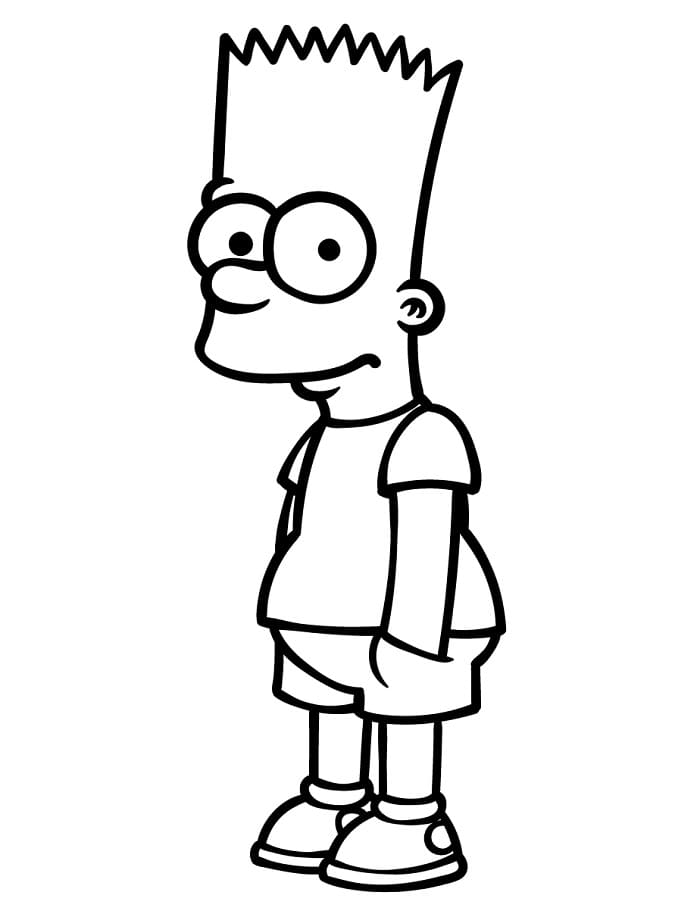 Nette Simpsons ausmalbilder