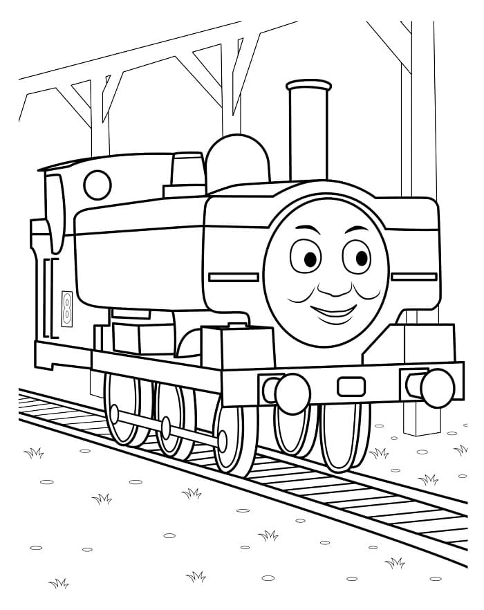 Netter Thomas ausmalbilder