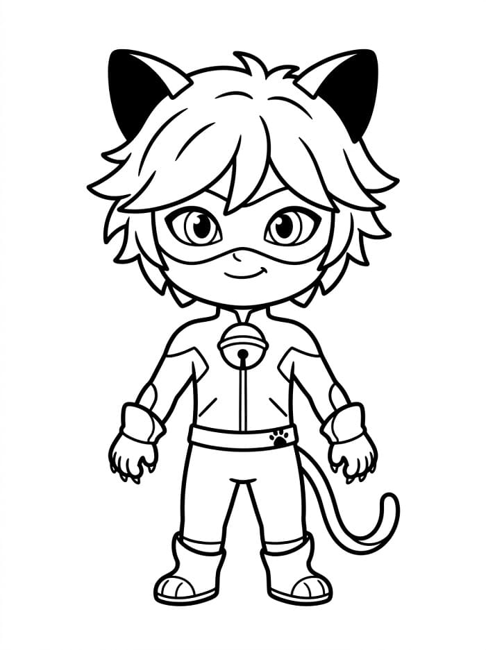 Niedliche Miraculous Ladybug ausmalbilder