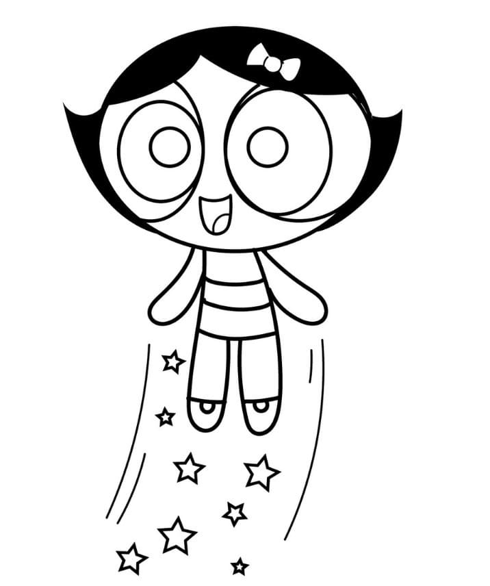 Niedliche Powerpuff Girls ausmalbilder