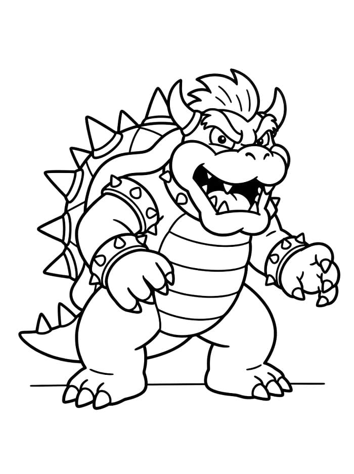Nintendo Bowser ausmalbilder