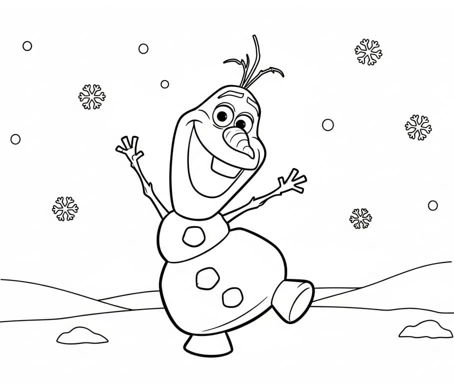 Olaf Bild ausmalbilder