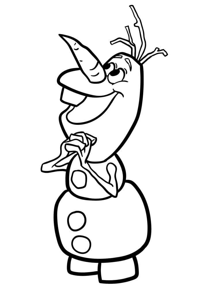 Olaf aus Die Eiskönigin ausmalbilder