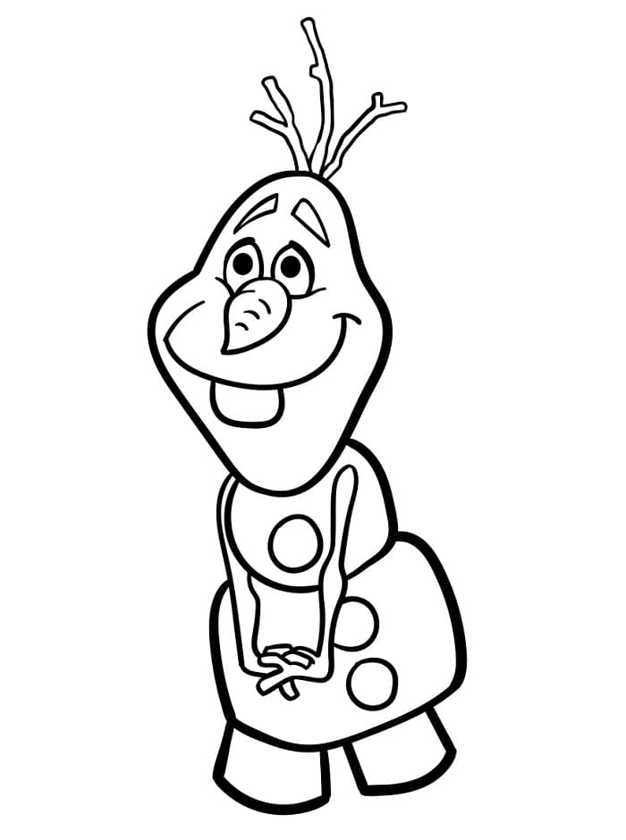 Olaf aus Disneys Die Eiskönigin ausmalbilder