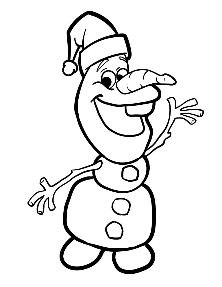 Olaf gratis ausmalbilder