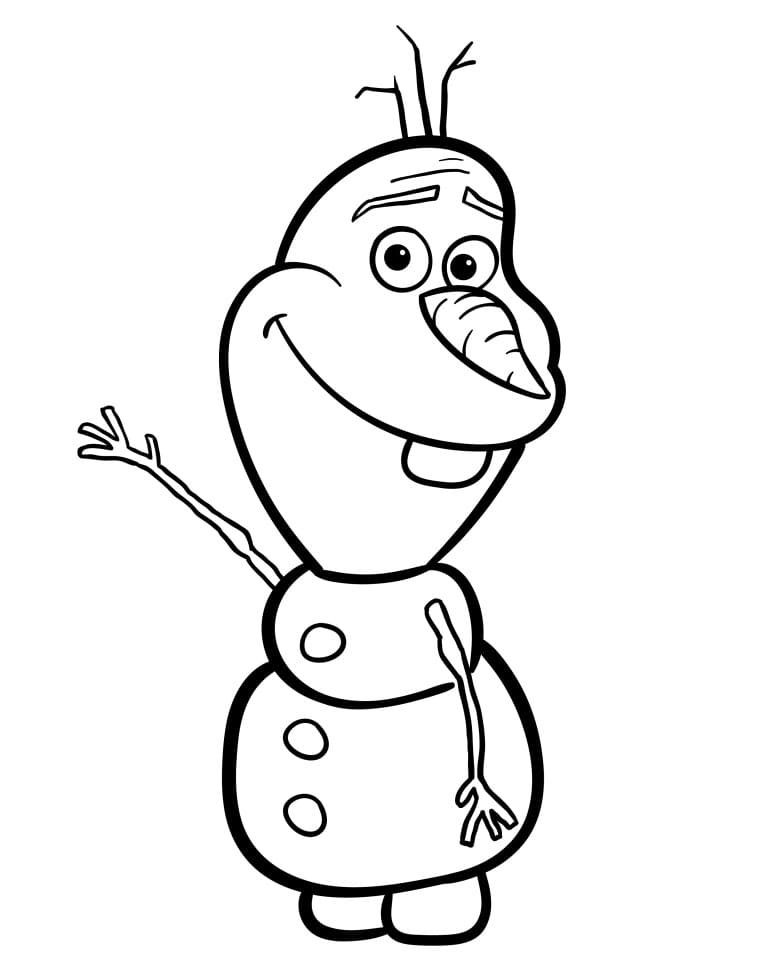 Olaf zum Ausdrucken ausmalbilder