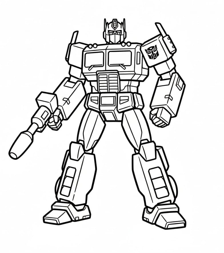 Optimus Prime Autobot ausmalbilder