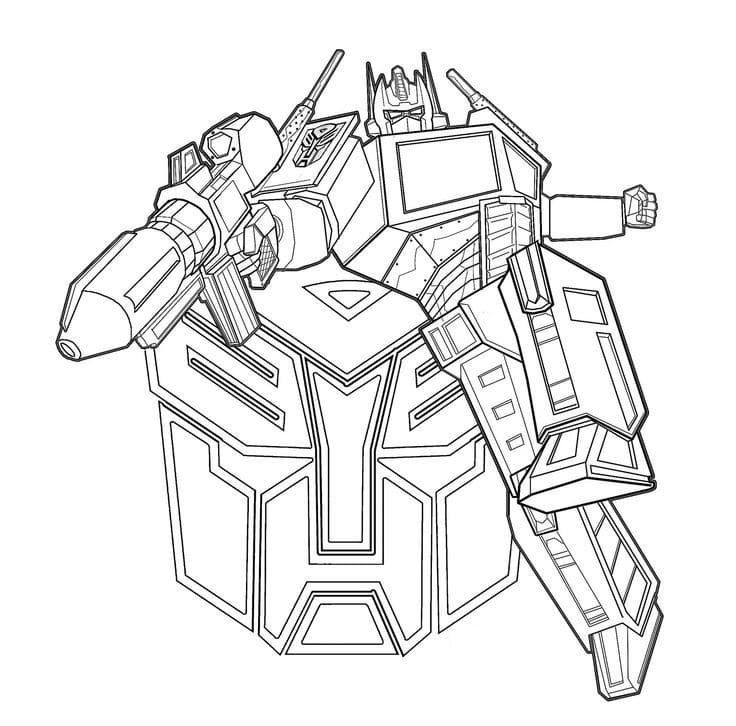 Optimus Prime Bild ausmalbilder