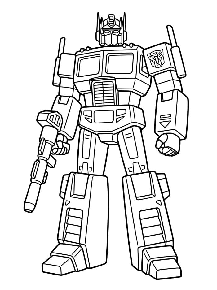 Optimus Prime ist fantastisch ausmalbilder