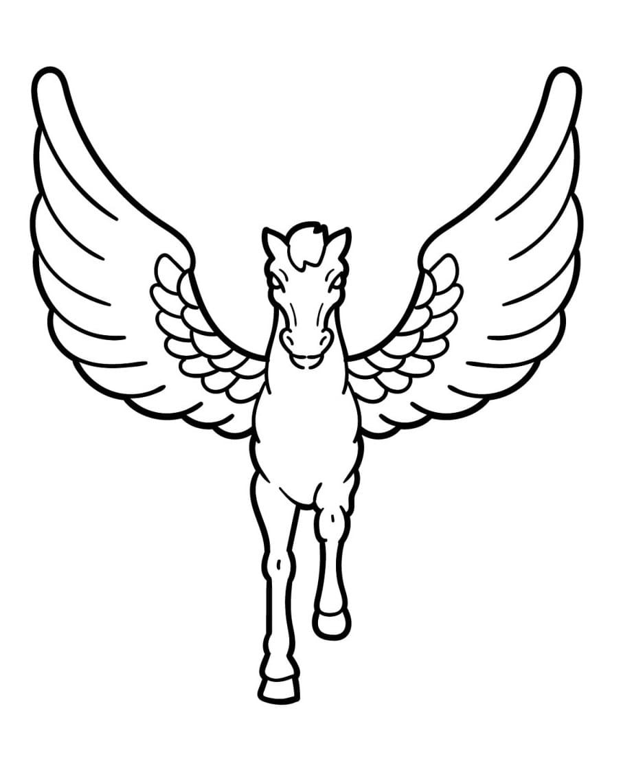 Pegasus Bild ausmalbilder