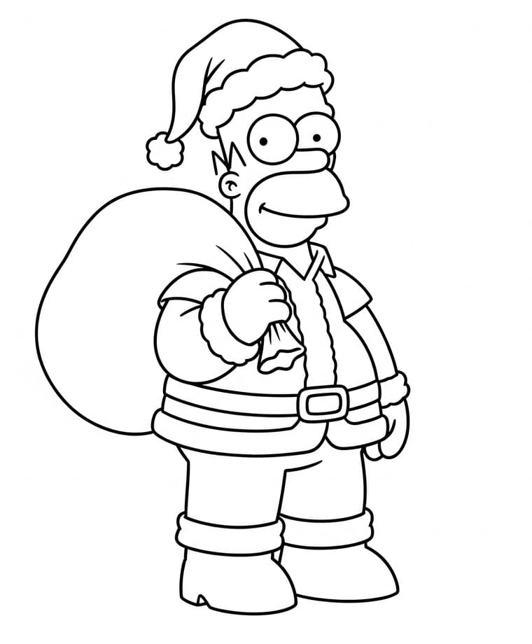 Perfekte Simpsons ausmalbilder