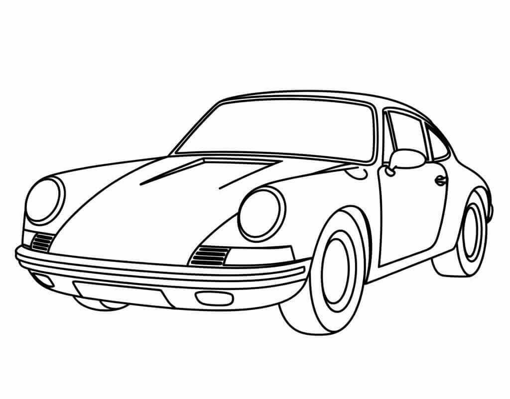 Perfekter Porsche ausmalbilder