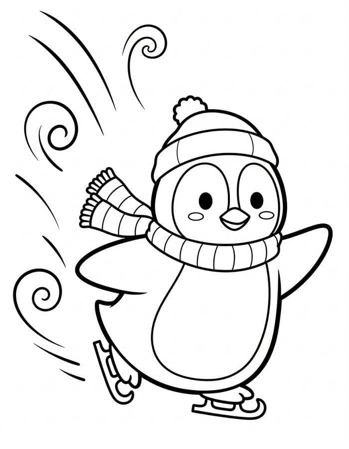 Pinguin für Kinder ausmalbilder