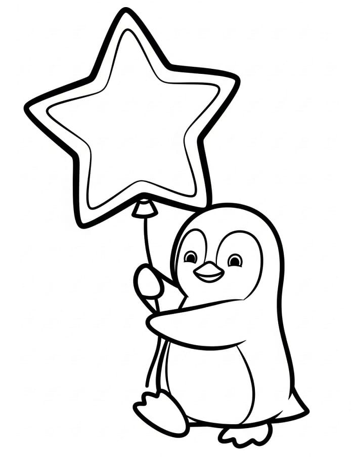 Pinguin kostenlos für Kinder ausmalbilder