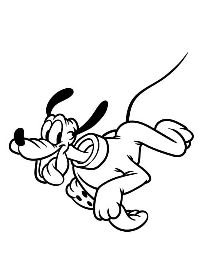 Pluto in Disney ausmalbilder