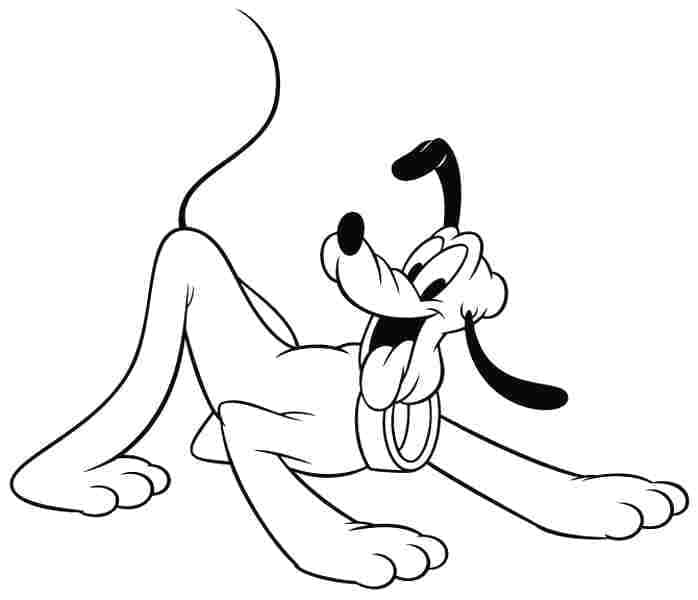 Pluto kostenlos ausmalbilder