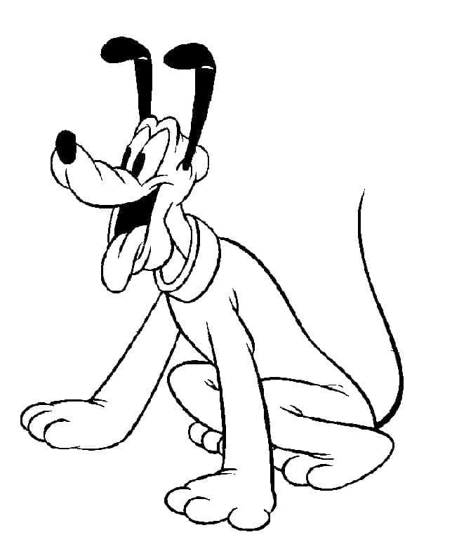 Pluto zum Ausdrucken ausmalbilder
