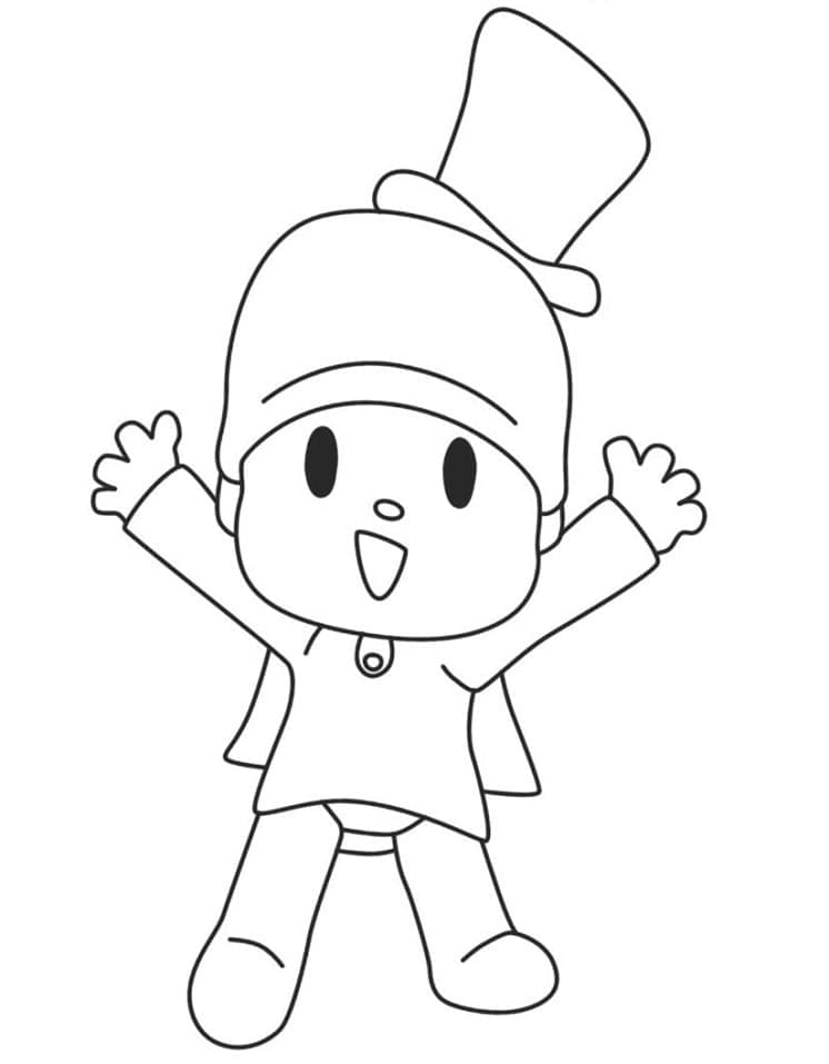 Pocoyo Bild ausmalbilder