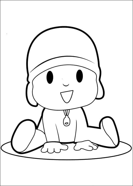 Pocoyo für 4-jährige Kinder ausmalbilder
