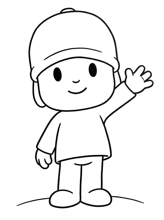 Pocoyo kostenlos zum Ausdrucken ausmalbilder