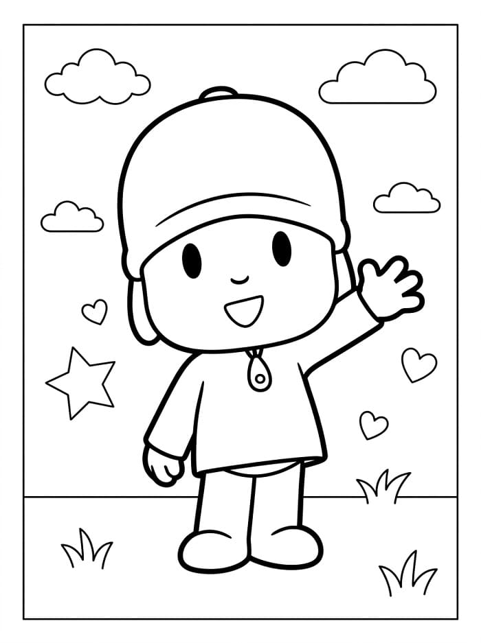 Pocoyo ausmalbilder
