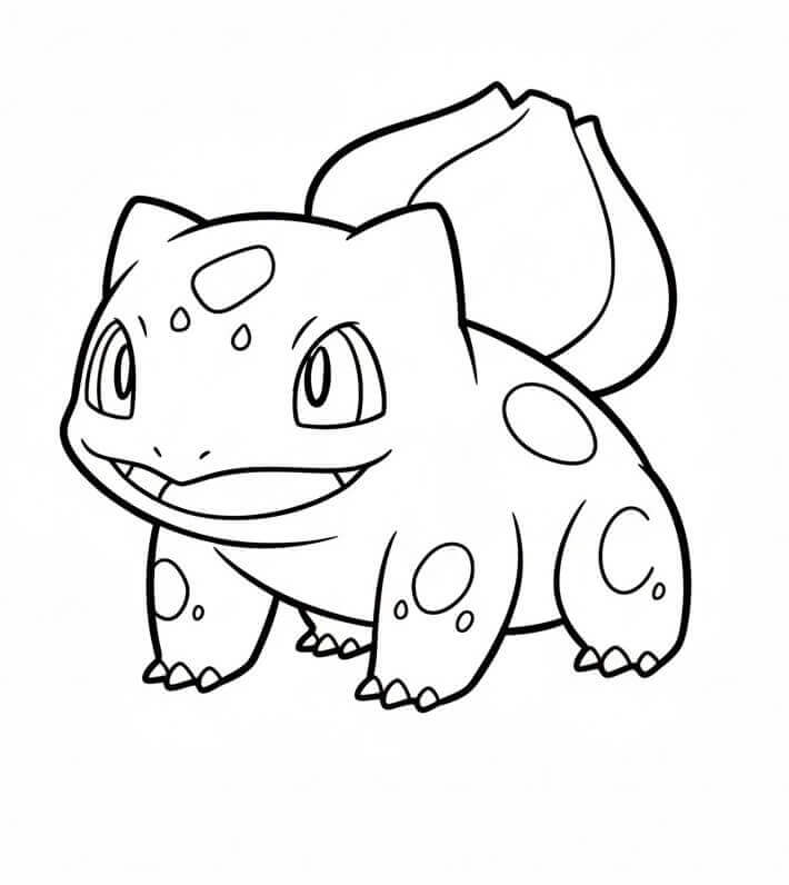 Pokémon Bisasam ausmalbilder