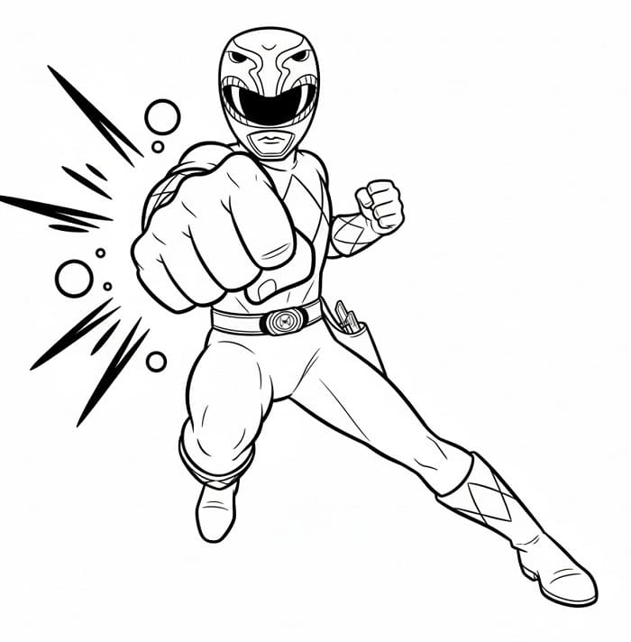 Power Rangers kostenlos ausmalbilder