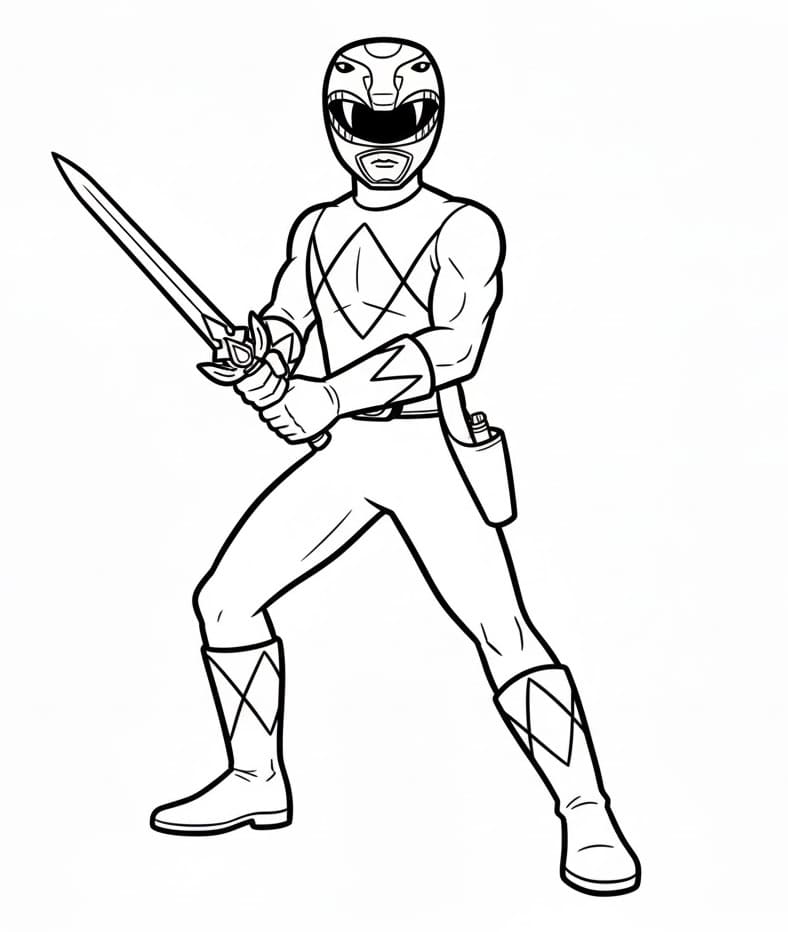 Power Rangers zum Ausdrucken ausmalbilder