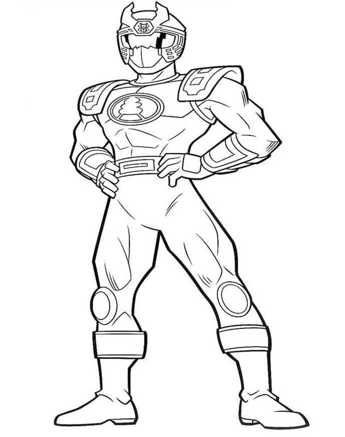 Power Rangers zum Drucken ausmalbilder