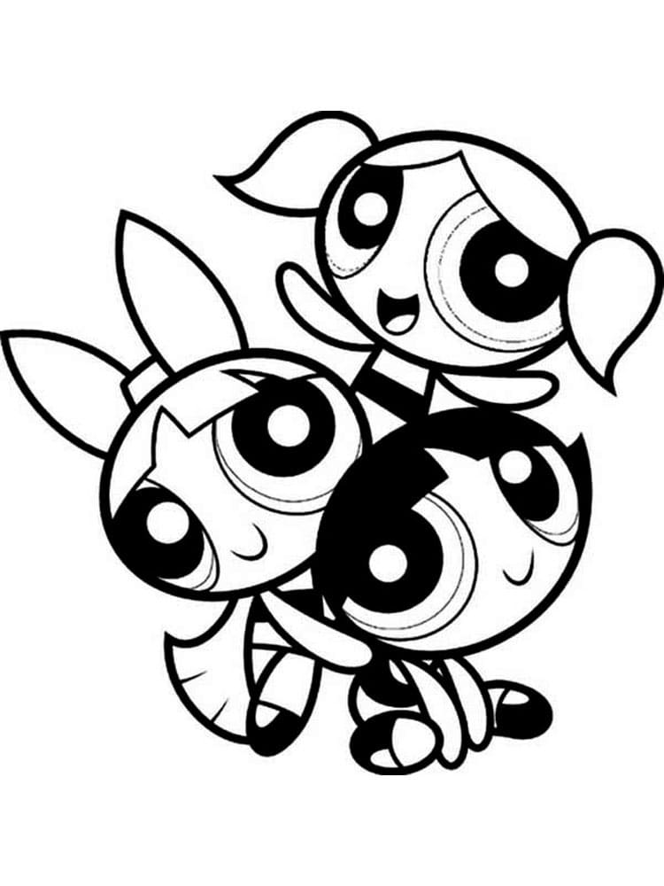 Powerpuff Girls für 1-jährige Kinder ausmalbilder