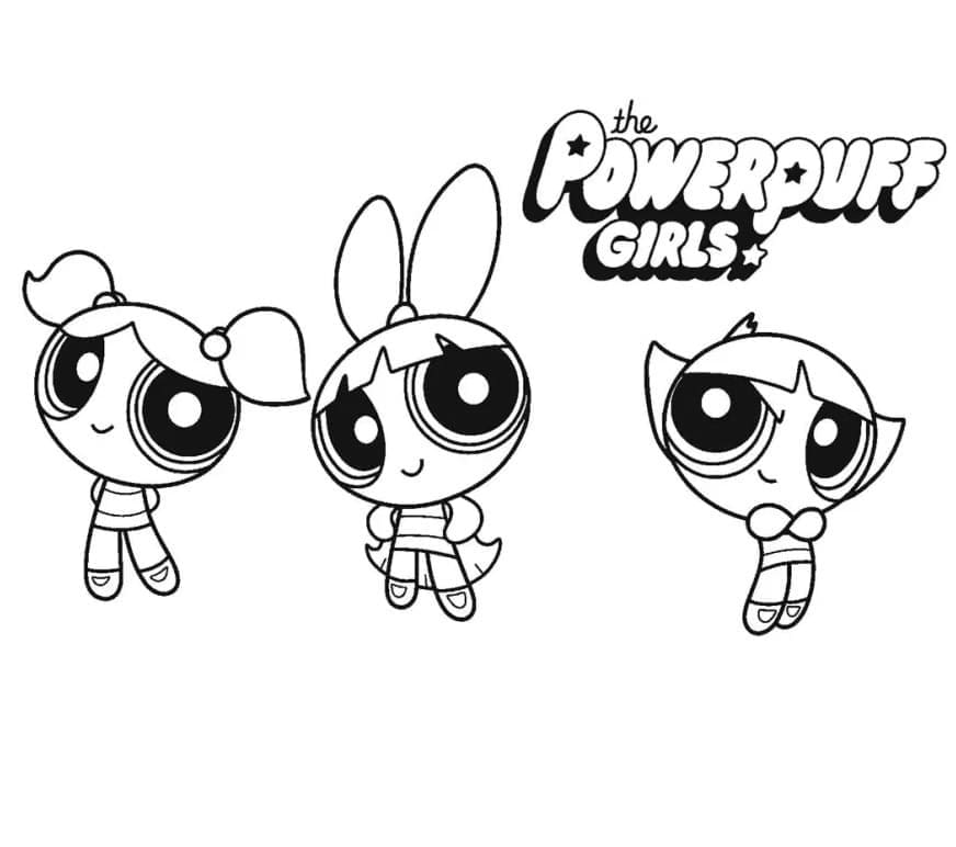 Powerpuff Girls für 3-jährige Kinder ausmalbilder