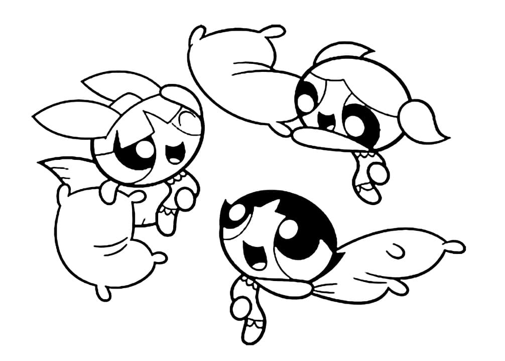 Powerpuff Girls für 5-jährige Kinder ausmalbilder
