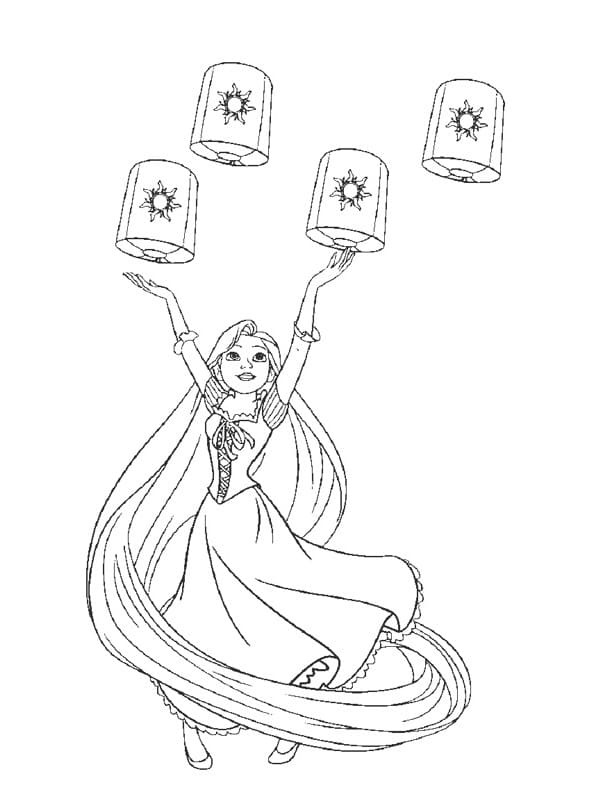 Rapunzel Bild ausmalbilder