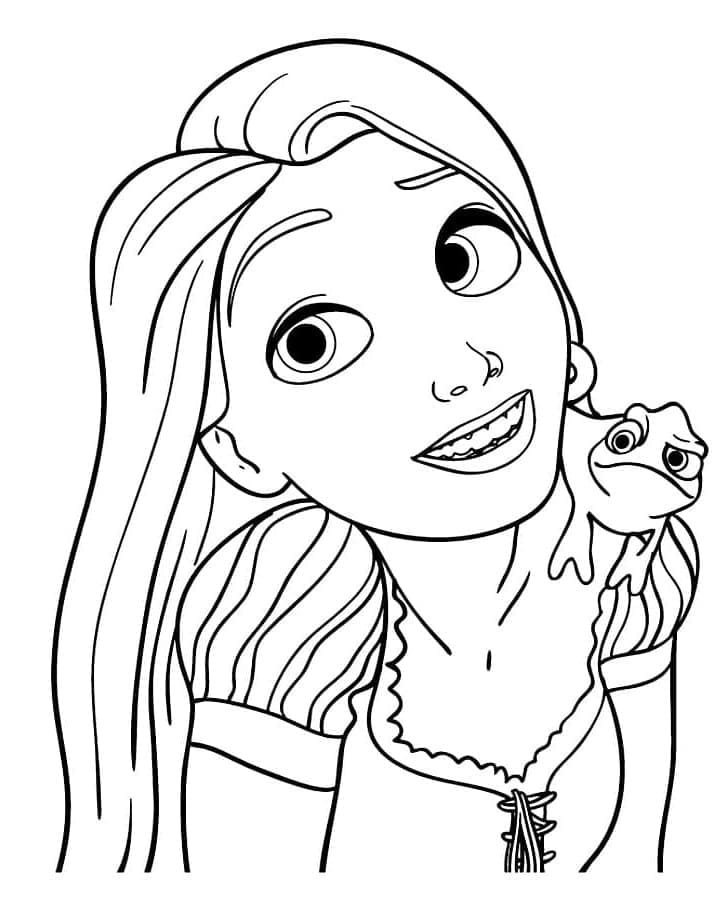 Rapunzel kostenlos ausdruckbar ausmalbilder