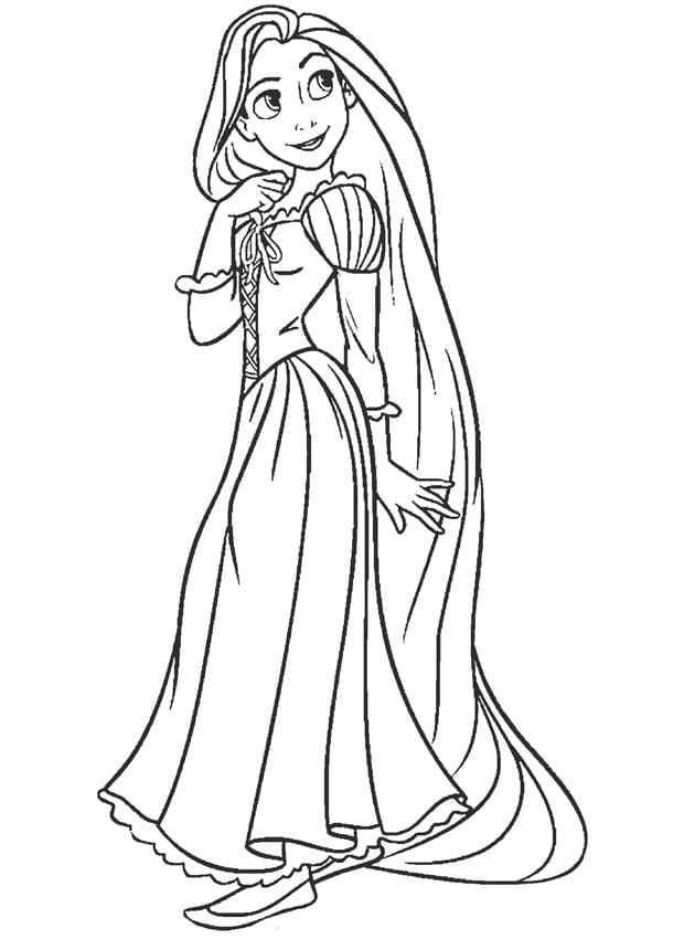 Rapunzel ausmalbilder