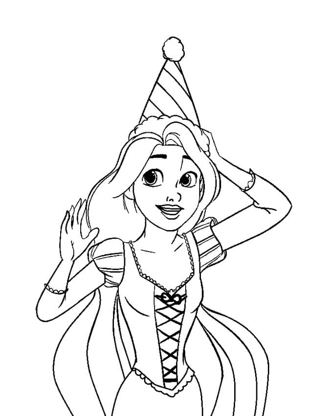 Rapunzel zum Ausdrucken ausmalbilder