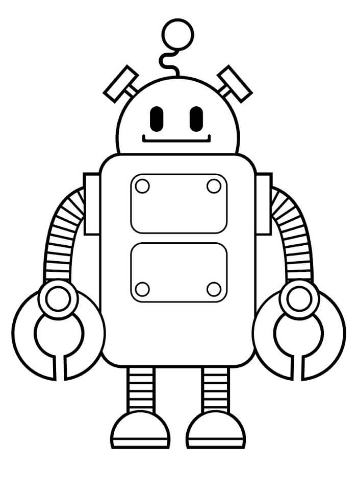 Roboter für 1-jährige Kinder ausmalbilder