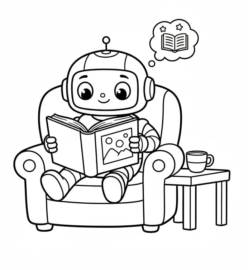 Roboter gratis ausmalbilder