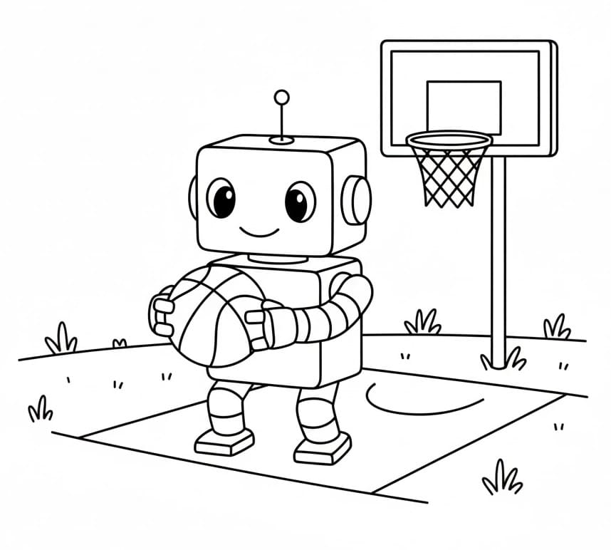 Roboter kostenlos ausmalbilder