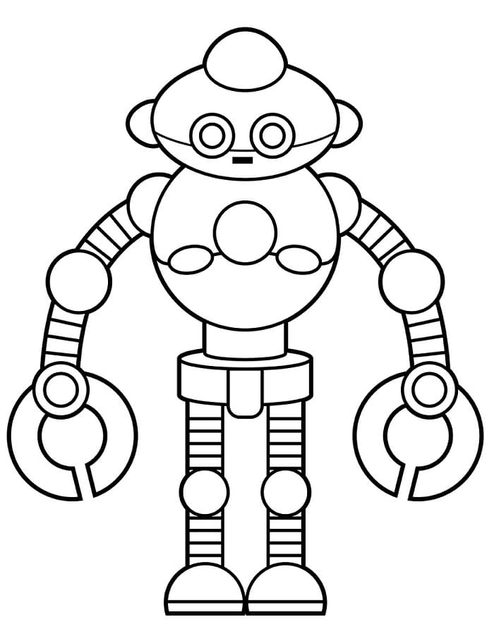 Roboter zum Drucken ausmalbilder