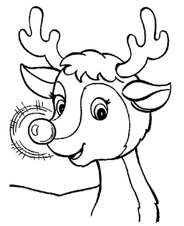 Rudolf zum Ausdrucken ausmalbilder