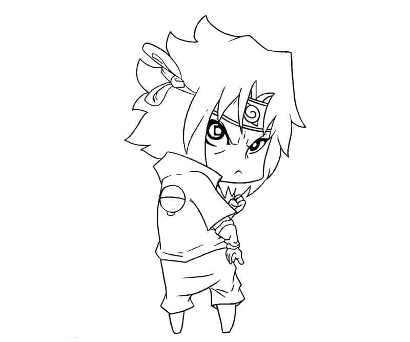 Sasuke für 1-jährige Kinder ausmalbilder