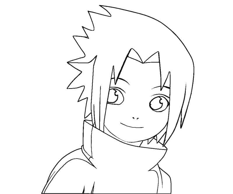 Sasuke für 2-jährige Kinder ausmalbilder