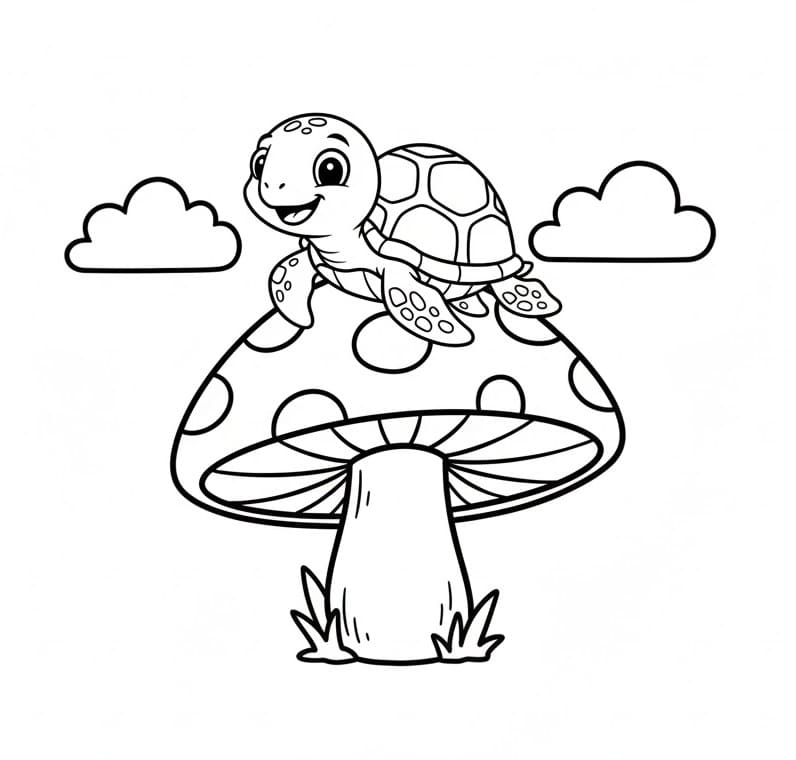 Schildkröte als Tier ausmalbilder