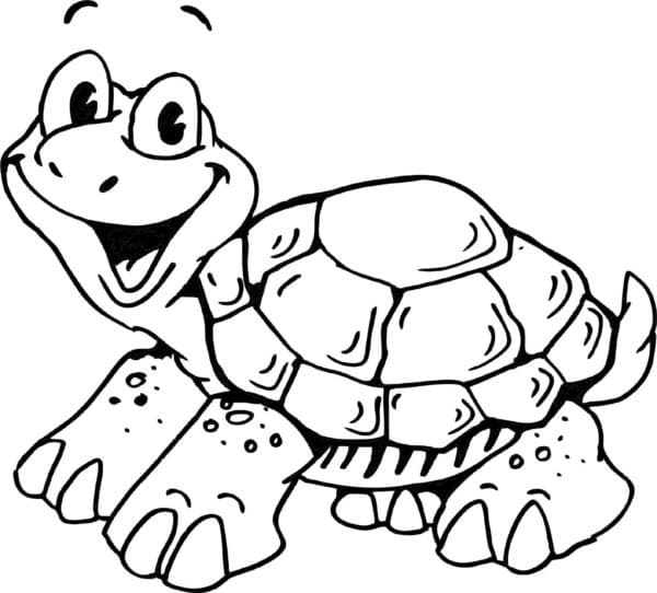 Schildkröte für 6-jährige Kinder ausmalbilder