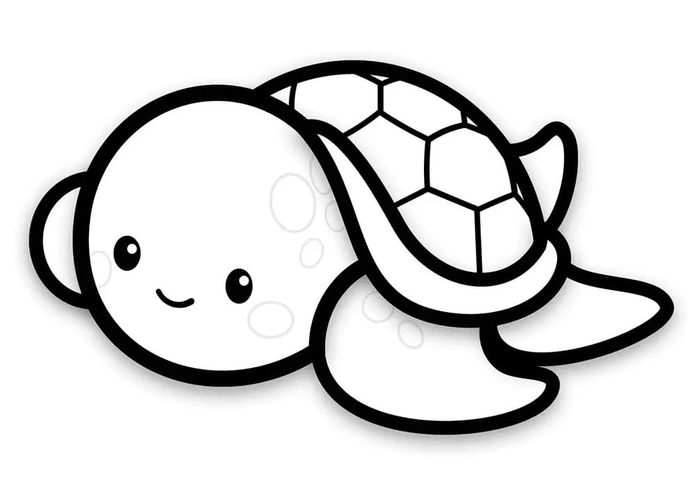 Schildkrötenbild ausmalbilder