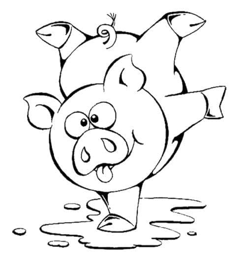 Schwein für 2-jährige Kinder ausmalbilder